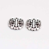 10pcs Tibetan Silver Metal Beads 17x15x3mm Spacer Beads DIY Jewelry Making