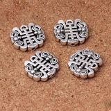 10pcs Tibetan Silver Metal Beads 17x15x3mm Spacer Beads DIY Jewelry Making
