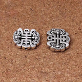 10pcs Tibetan Silver Metal Beads 17x15x3mm Spacer Beads DIY Jewelry Making
