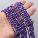 Faceted Zircon Loose Bead for Jewelry Making 2x3mm