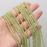 Faceted Zircon Loose Bead for Jewelry Making 2x3mm