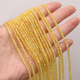 Faceted Zircon Loose Bead for Jewelry Making 2x3mm