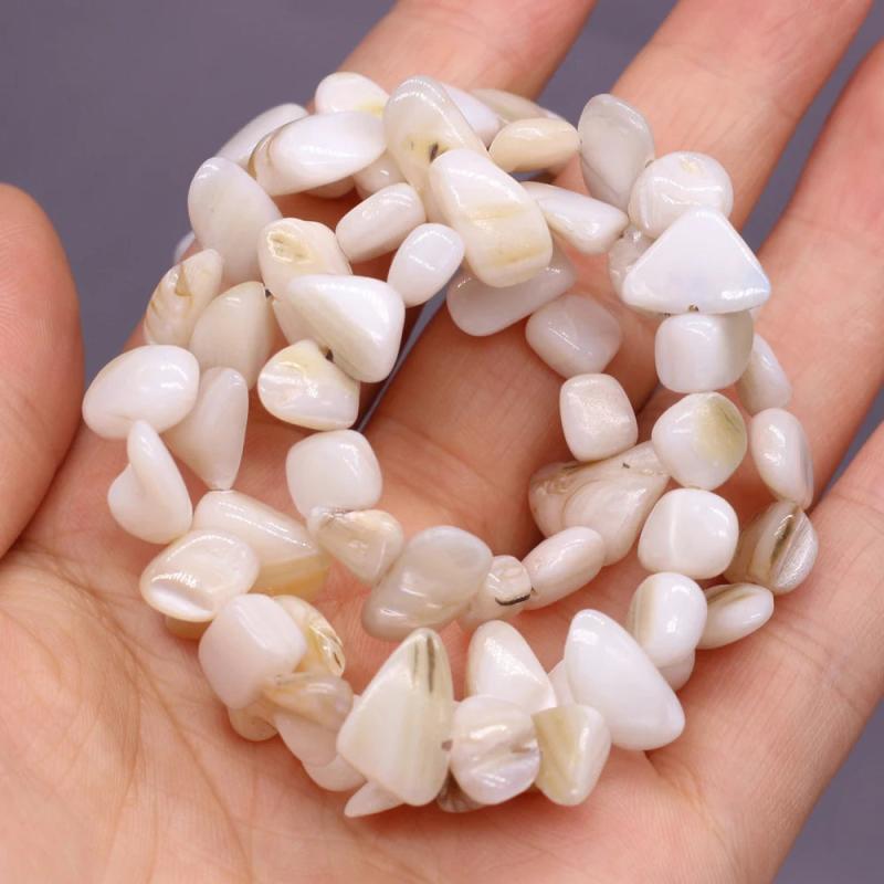 Natural Shell Irregular Beads for Jewelry Making 8x15-10x20mm 80cm