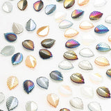 20Pcs Czech Glazed Glass Petals Leaves Beads 17X24MM Tea Leaf Shape