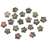 5Pcs Natural Stone Beads Unakite Quartz Loose Bead Jewelry Making Diy