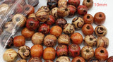 Wood DIY Loose Big Hole Dreadlock Beads for Braiding Hair