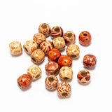 Wood DIY Loose Big Hole Dreadlock Beads for Braiding Hair