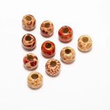 Wood DIY Loose Big Hole Dreadlock Beads for Braiding Hair