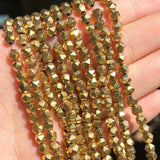 Natural Faceted Hematite Beads for Jewelry Making 15''