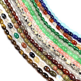 Natural Stone Agates Oval Shape Loose Beads for Jewelry Making DIY