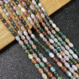 Natural Stone Agates Oval Shape Loose Beads for Jewelry Making DIY