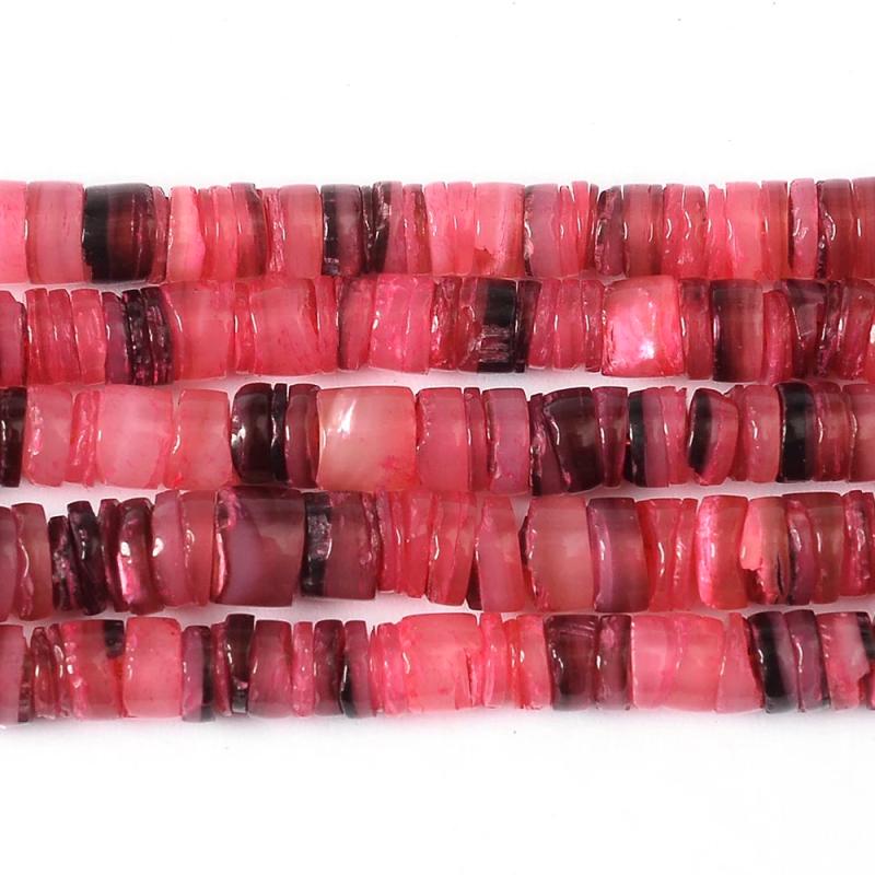 5mm Shell Beads Natural Loose Spacer Glossy Round for DIY Jewelry Making