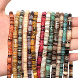 5mm Shell Beads Natural Loose Spacer Glossy Round for DIY Jewelry Making