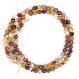 3 4mm Faceted Mixed Mookaite Spacer Beads for Jewelry Making 15''