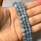 Aquamarine Round Stone Beads 6/8/10MM