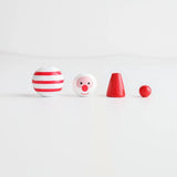 Christmas Snowman Wooden Bead Hemp Rope Tassel DIY Accessories Beads