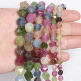 Colorful Tourmaline Beads 6/8/10mm Natural Stone Jewelry Making DIY