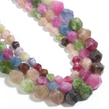 Colorful Tourmaline Beads 6/8/10mm Natural Stone Jewelry Making DIY