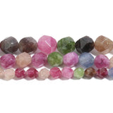 Colorful Tourmaline Beads 6/8/10mm Natural Stone Jewelry Making DIY