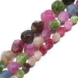 Colorful Tourmaline Beads 6/8/10mm Natural Stone Jewelry Making DIY