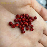 50PCS 4mm Rhinestone Clay Round Spacer Beads for Jewelry Making DIY