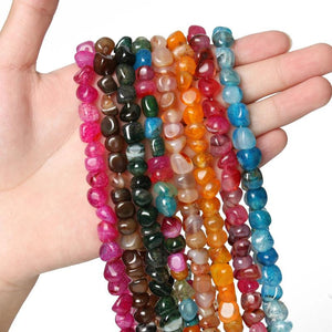 10mm Dragon Veins Agates Stone Beads for Jewelry Making