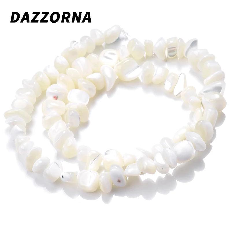 Colorful Stone Shell Beads for Jewelry Making DIY