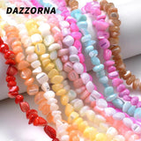 Colorful Stone Shell Beads for Jewelry Making DIY