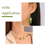 10pcs Chinese Cabbage Lampwork Beads for Jewelry Making DIY 19~21x12~14mm