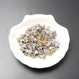 50pcs Tibetan Silver Tube Cube Flower Spacer Beads DIY Jewelry Making