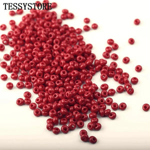 10g/lot 3mm High Japan Round Glass Beads Colored Single-hole