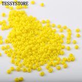 10g/lot 3mm High Japan Round Glass Beads Colored Single-hole