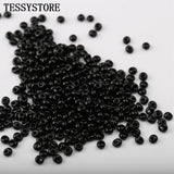 10g/lot 3mm High Japan Round Glass Beads Colored Single-hole
