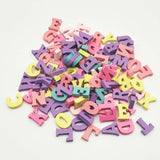 15mm Wooden Alphabet Beads - Eco-Friendly Wood Letters - Teaching Material