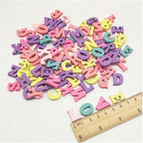 15mm Wooden Alphabet Beads - Eco-Friendly Wood Letters - Teaching Material
