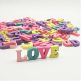 15mm Wooden Alphabet Beads - Eco-Friendly Wood Letters - Teaching Material