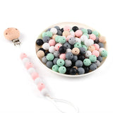 15mm 10pcs Silicone Pearl Teething Beads DIY BPA Jewelry Baby Teether Toy