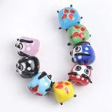 15x12mm Daruma Lampwork Glass Bodhidharma Beads for Jewelry Making