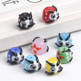 15x12mm Daruma Lampwork Glass Bodhidharma Beads for Jewelry Making