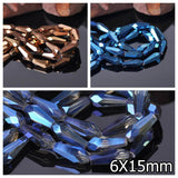 Teardrop Bicone Crystal Glass Beads for DIY Jewelry Making Crafts
