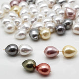 5pcs Shell Pearl Water Drop Baroque Loose Beads DIY Jewelry