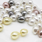 5pcs Shell Pearl Water Drop Baroque Loose Beads DIY Jewelry
