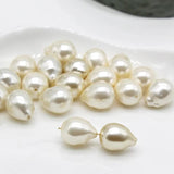 5pcs Shell Pearl Water Drop Baroque Loose Beads DIY Jewelry
