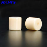 100PCS Ivory Cylinder Barrel Spacer Bead for Jewelry Making 6mm/8mm 1.6mm Hole