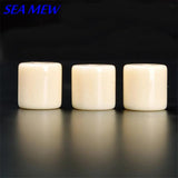 100PCS Ivory Cylinder Barrel Spacer Bead for Jewelry Making 6mm/8mm 1.6mm Hole