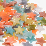 50Pcs Mixed Colors Acrylic Star Beads DIY Jewelry Making Accessories