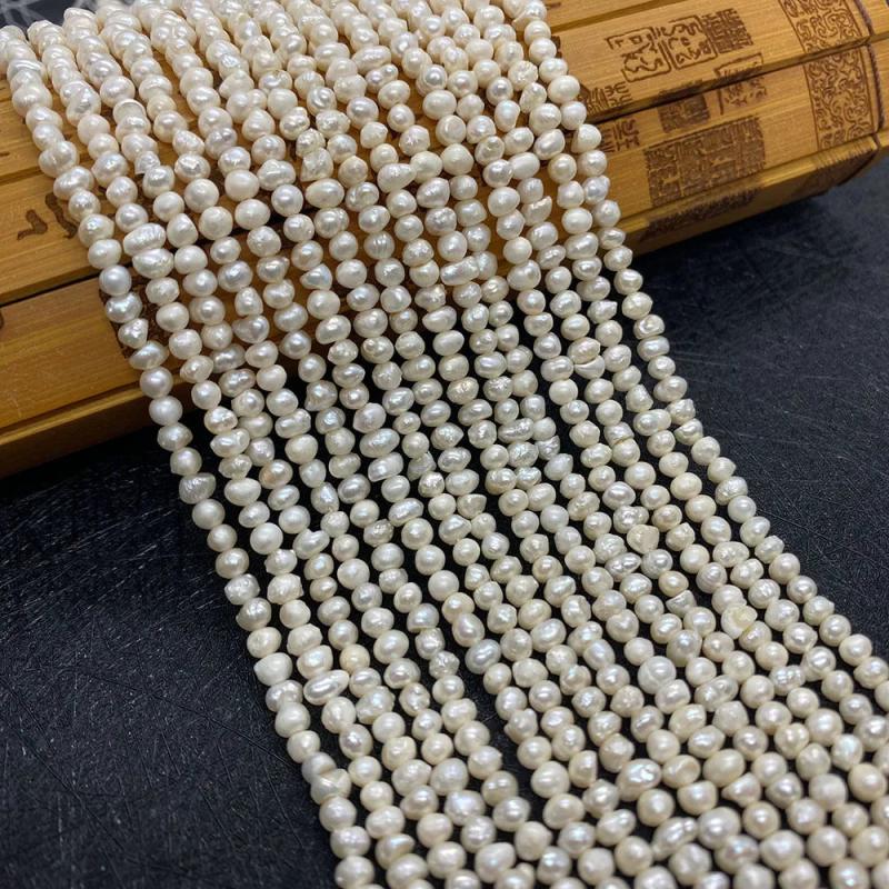 Potato-shaped Freshwater Pearls Loose Beads for DIY Jewelry Making