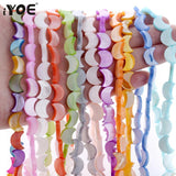 30-34pcs 8x11mm Mix Moon Shell Beads Natural Spacer Beads for DIY Jewelry