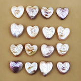Natural Shell Baroque Pearl Love Heart Shape Hand-carved Beads