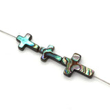 Abalone Shell Crosses Loose Beads DIY Jewelry Making